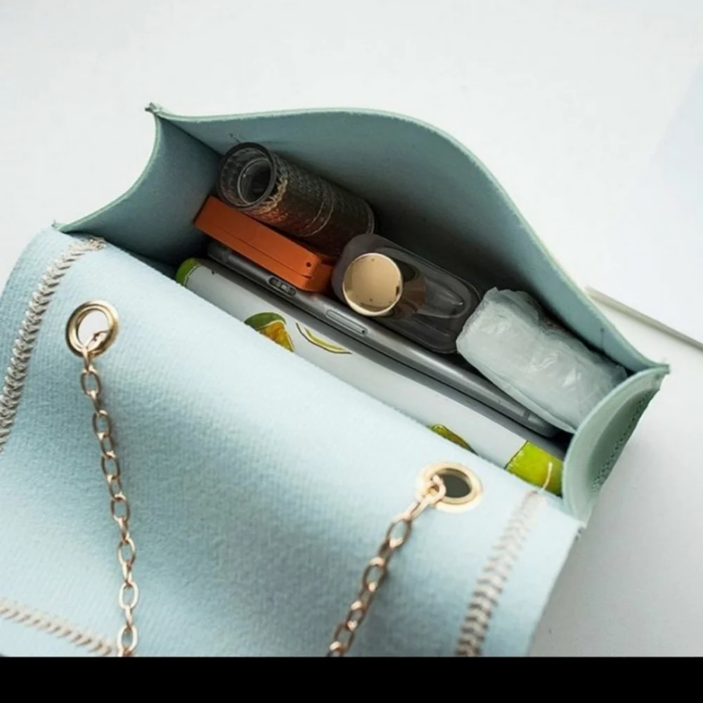 Small fashion bag mini crossbody mustard color - Picture 12 of 17